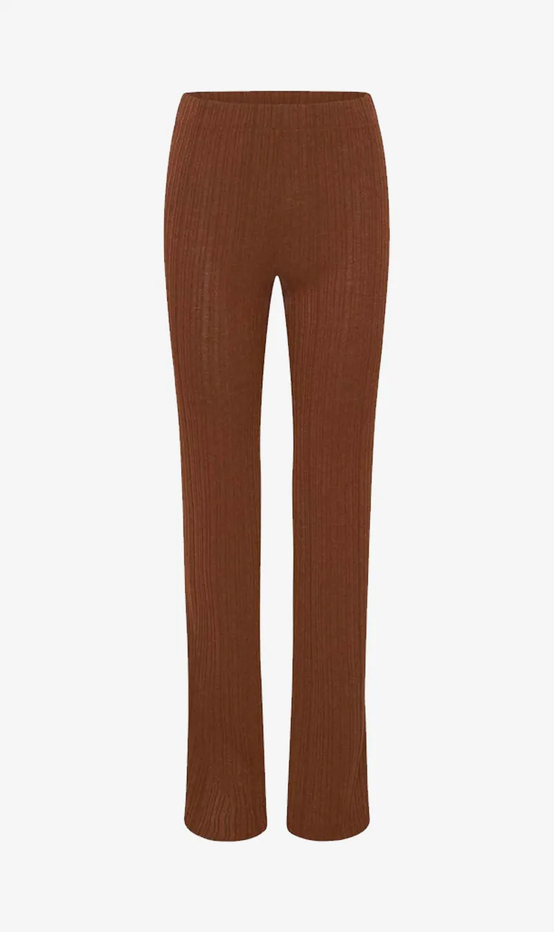Camilla And Marc | Lumi High Waisted Pant - Walnut sold by Sister & Co