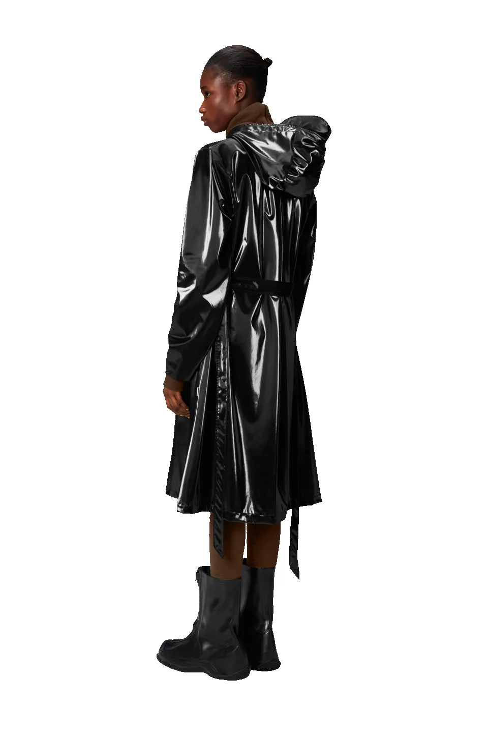Rains | A-Line Longer Jacket - Night sold by Sisters & Co product image thumbnail 3