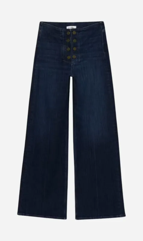 Frame Denim | Le Slim Palazzo Sailor Pant - Ionview sold by Sister & Co