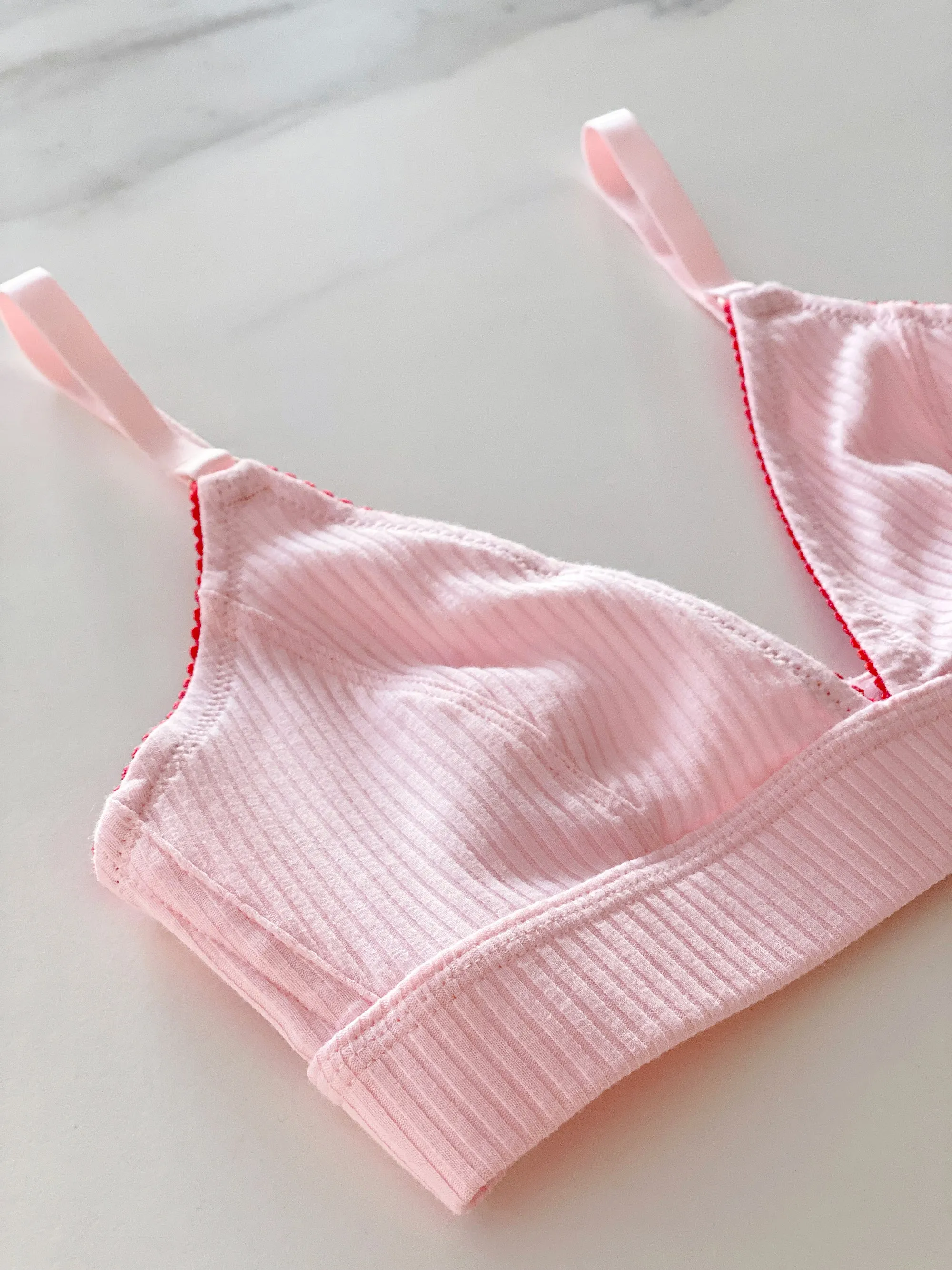 Dear Dylan | Organic Rib Bralette - Cupid sold by Sister & Co product image thumbnail 4