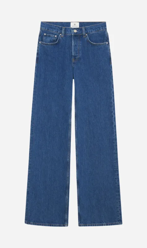 Anine Bing | Hugh Jean - Medium Indigo sold by Sister & Co