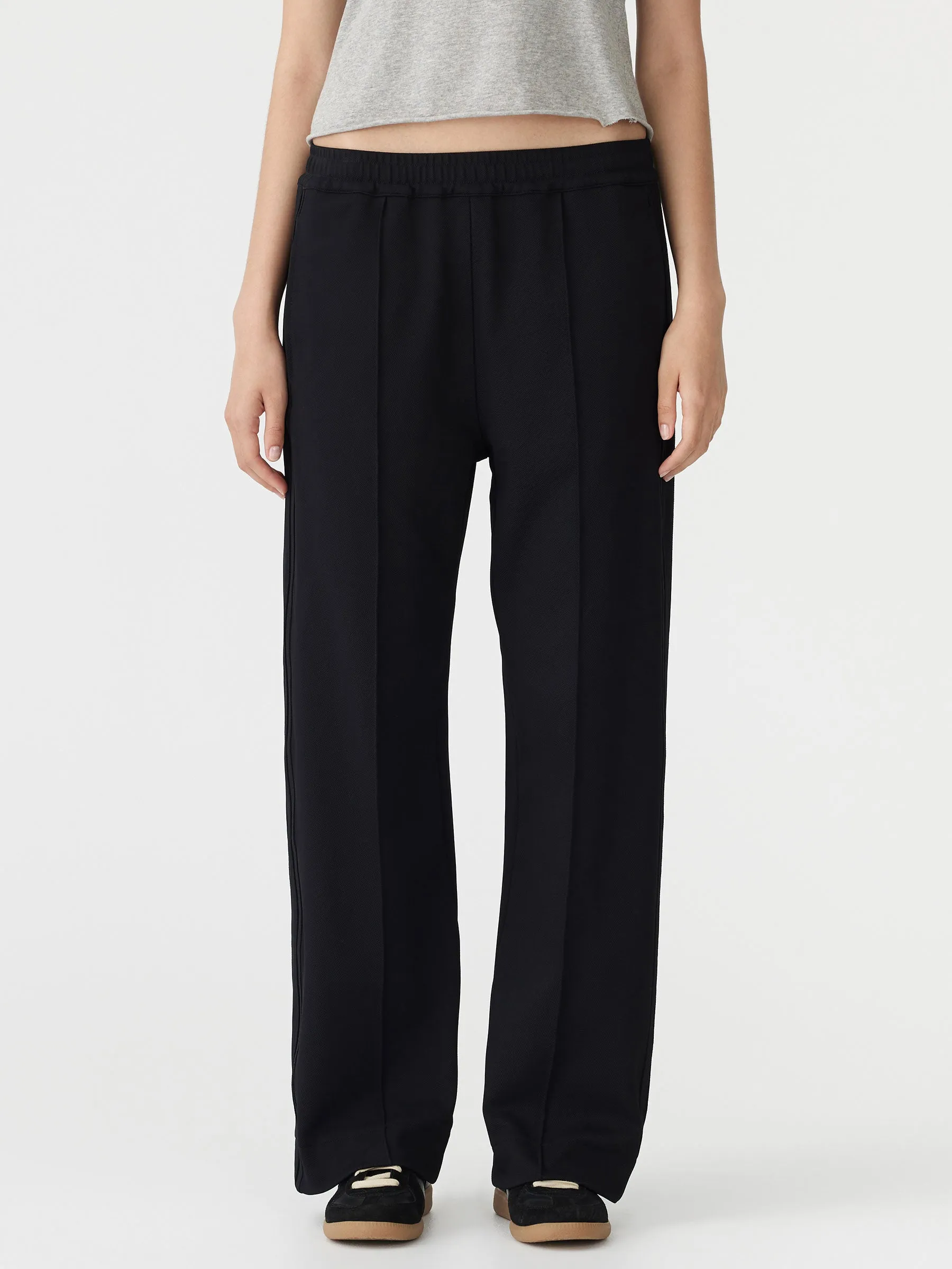 Bassike | Twill Pinstitch Detail Pant - Black sold by Sister & Co product image thumbnail 4