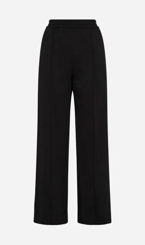 Bassike | Twill Pinstitch Detail Pant - Black sold by Sister & Co