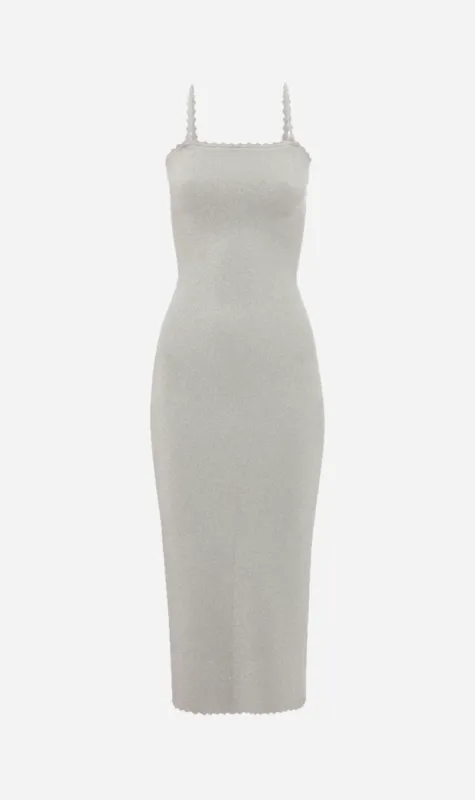 Victoria Beckham | VB Body Strapless Midi - Silver sold by Sister & Co
