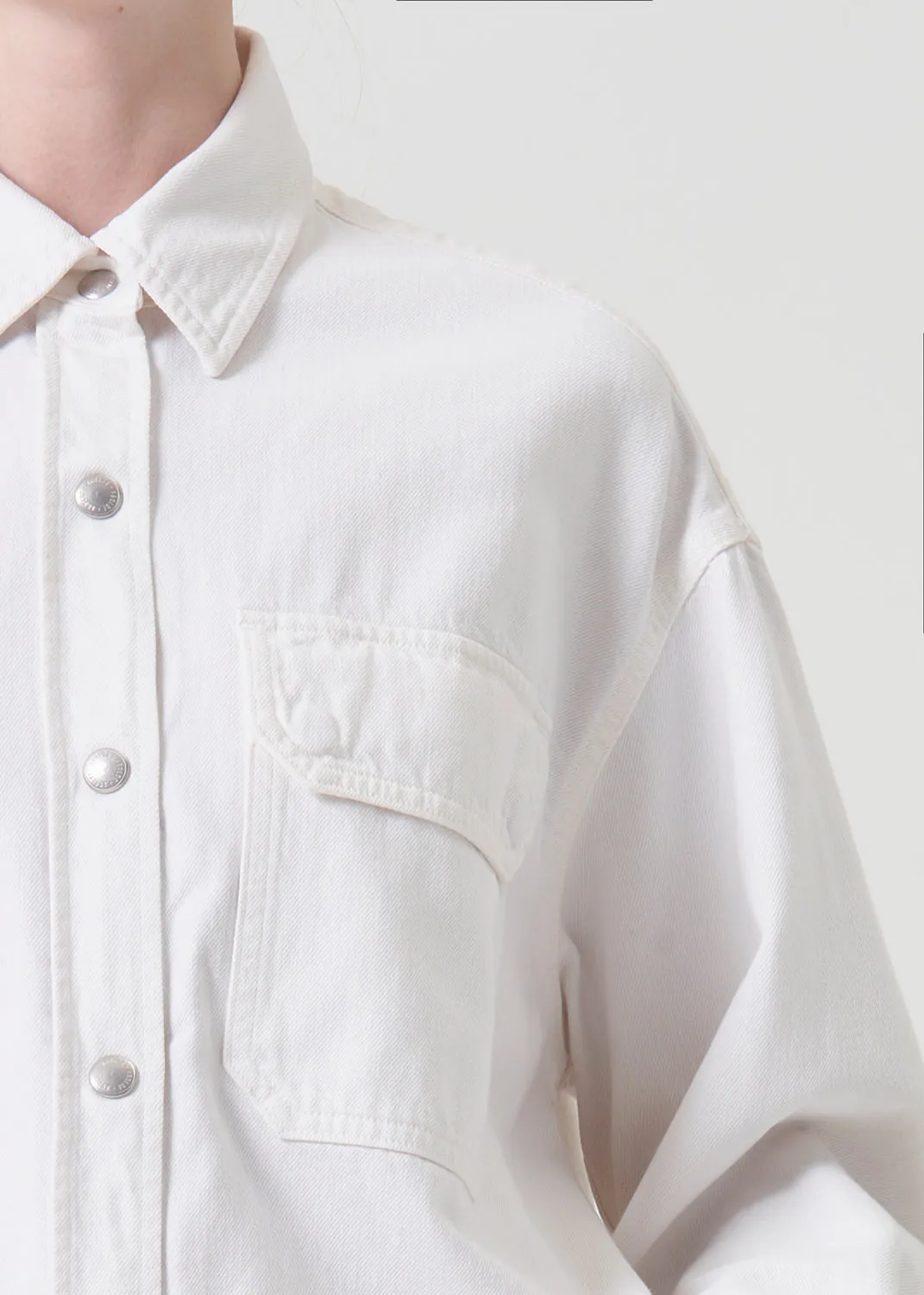 Agolde | Gwen Slice Shirt - Fortune Cookie sold by Sister & Co product image thumbnail 5