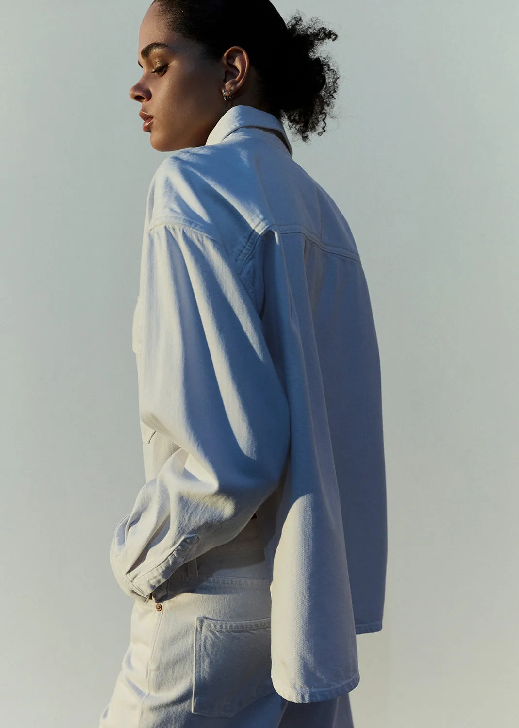 Agolde | Gwen Slice Shirt - Fortune Cookie sold by Sister & Co product image thumbnail 2