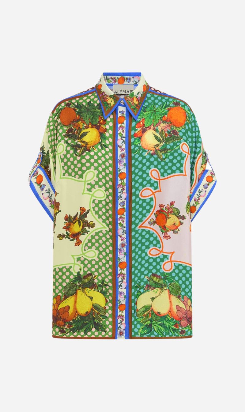 Alemais | Lemonis Silk Shirt - Print sold by Sister & Co