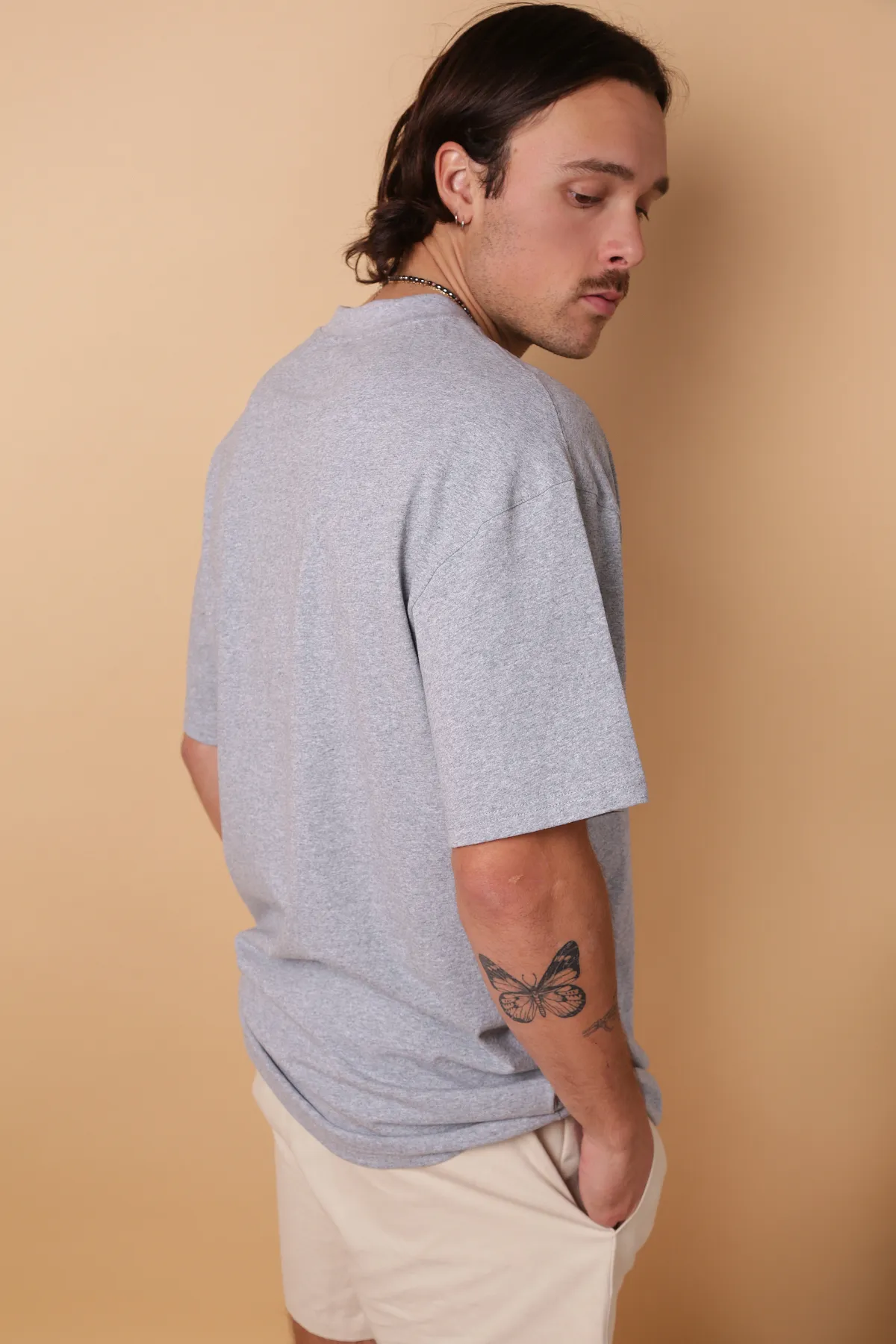 Kore Studios | Kore Basic Tee - Melange sold by Sister & Co product image thumbnail 3