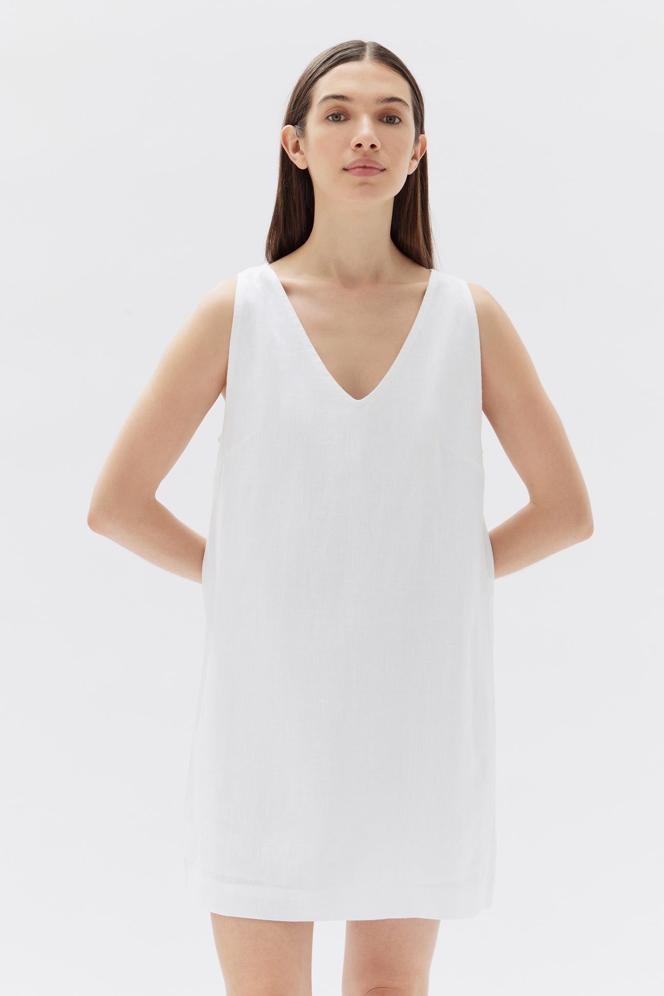 Assembly Label | Jillian Mini Dress - White sold by Sister & Co product image thumbnail 3