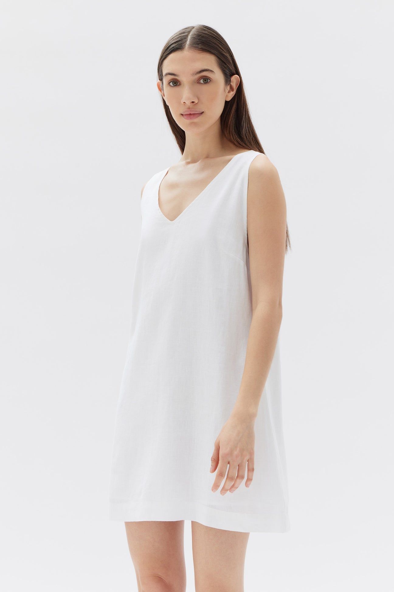 Assembly Label | Jillian Mini Dress - White sold by Sister & Co product image thumbnail 2