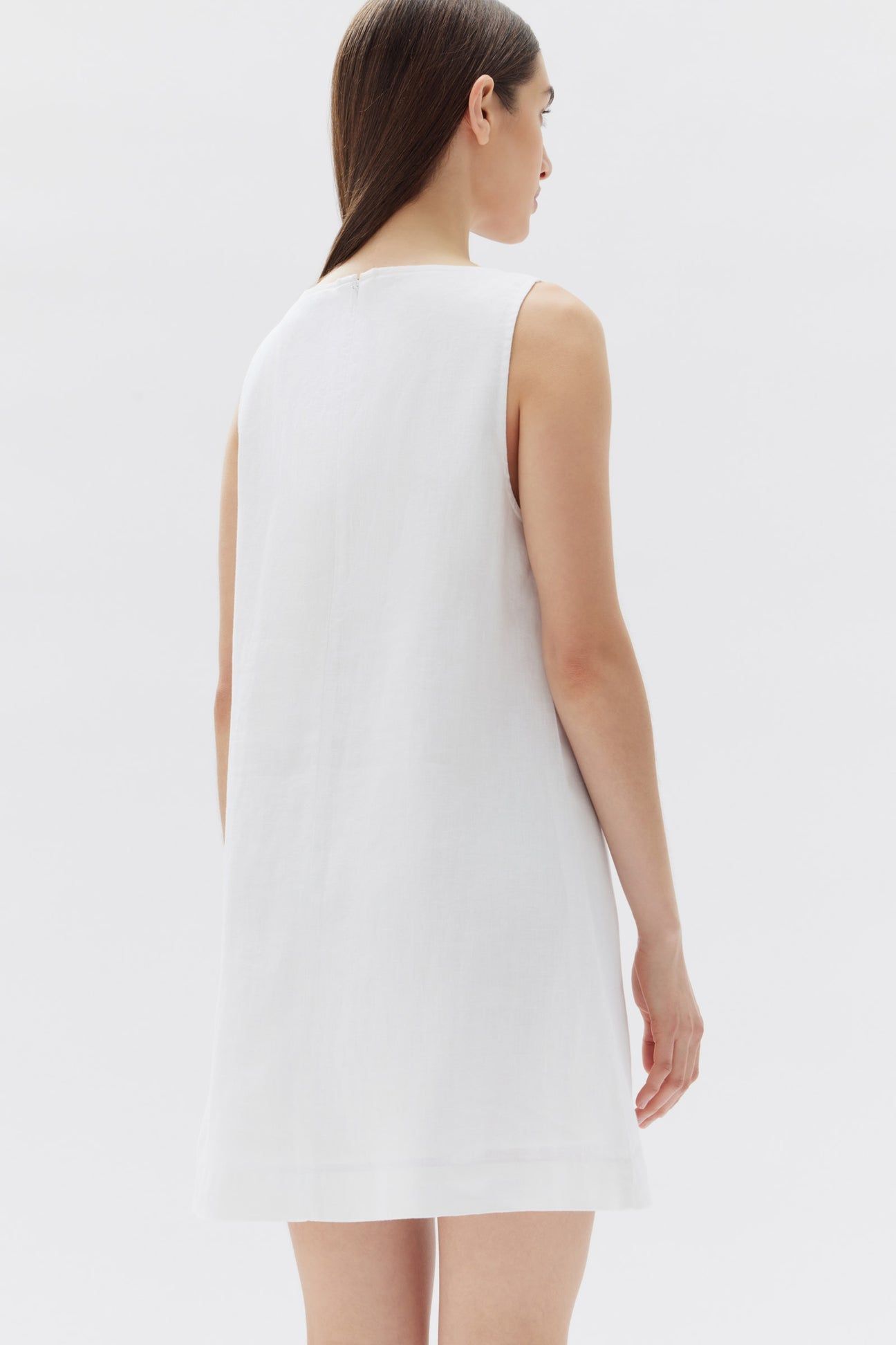 Assembly Label | Jillian Mini Dress - White sold by Sister & Co product image thumbnail 4