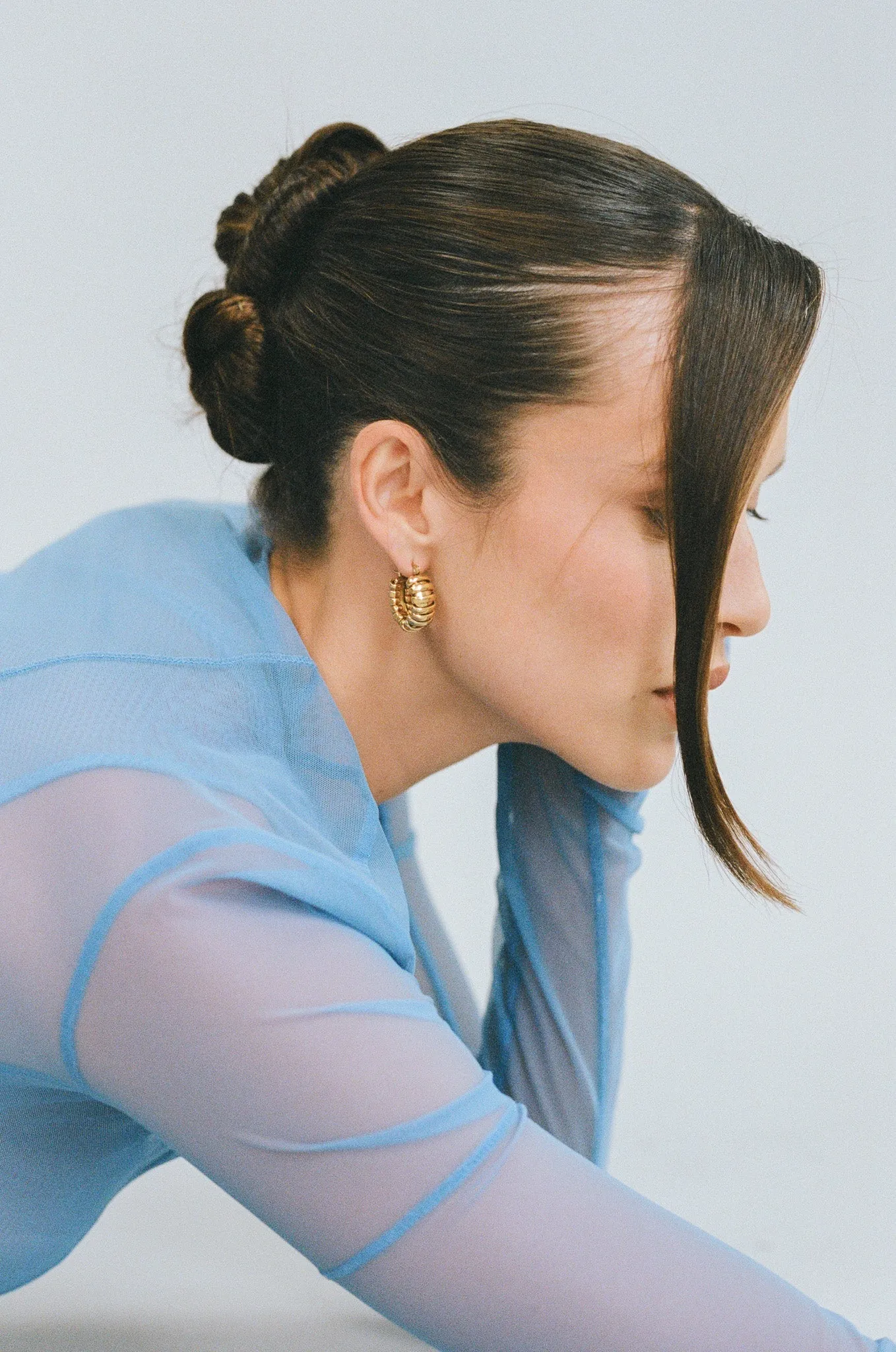 Porter Jewellery | Turtle Hoops - Gold sold by Sister & Co product image thumbnail 2