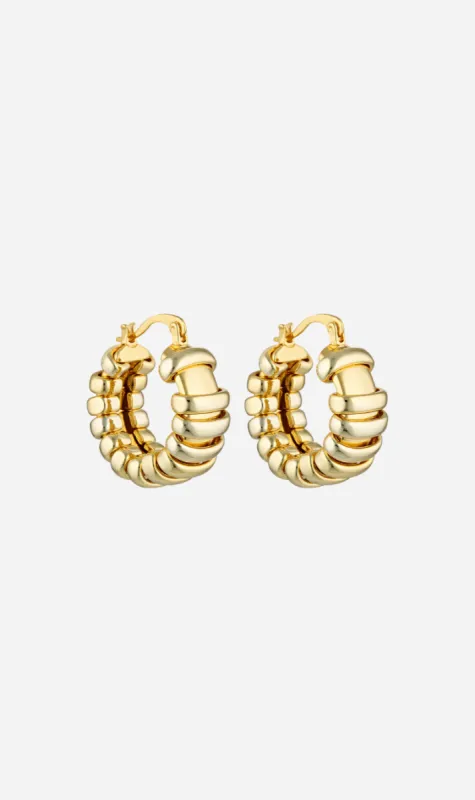 Porter Jewellery | Turtle Hoops - Gold sold by Sister & Co