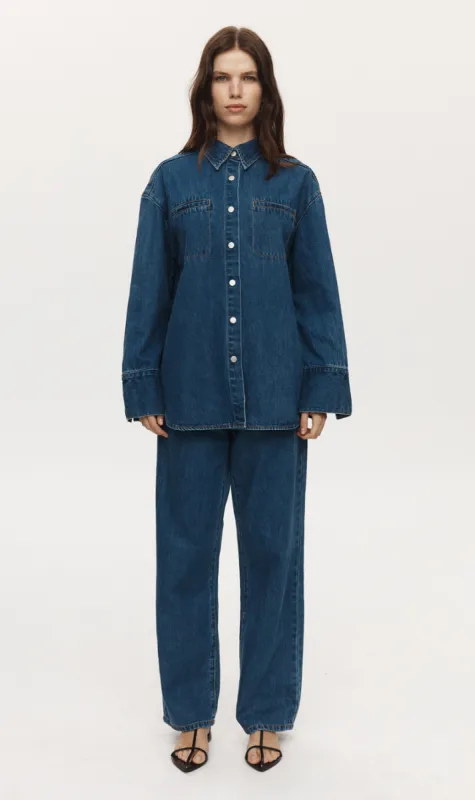 Marle | Pixie Shirt - Heritage Blue sold by Sister & Co