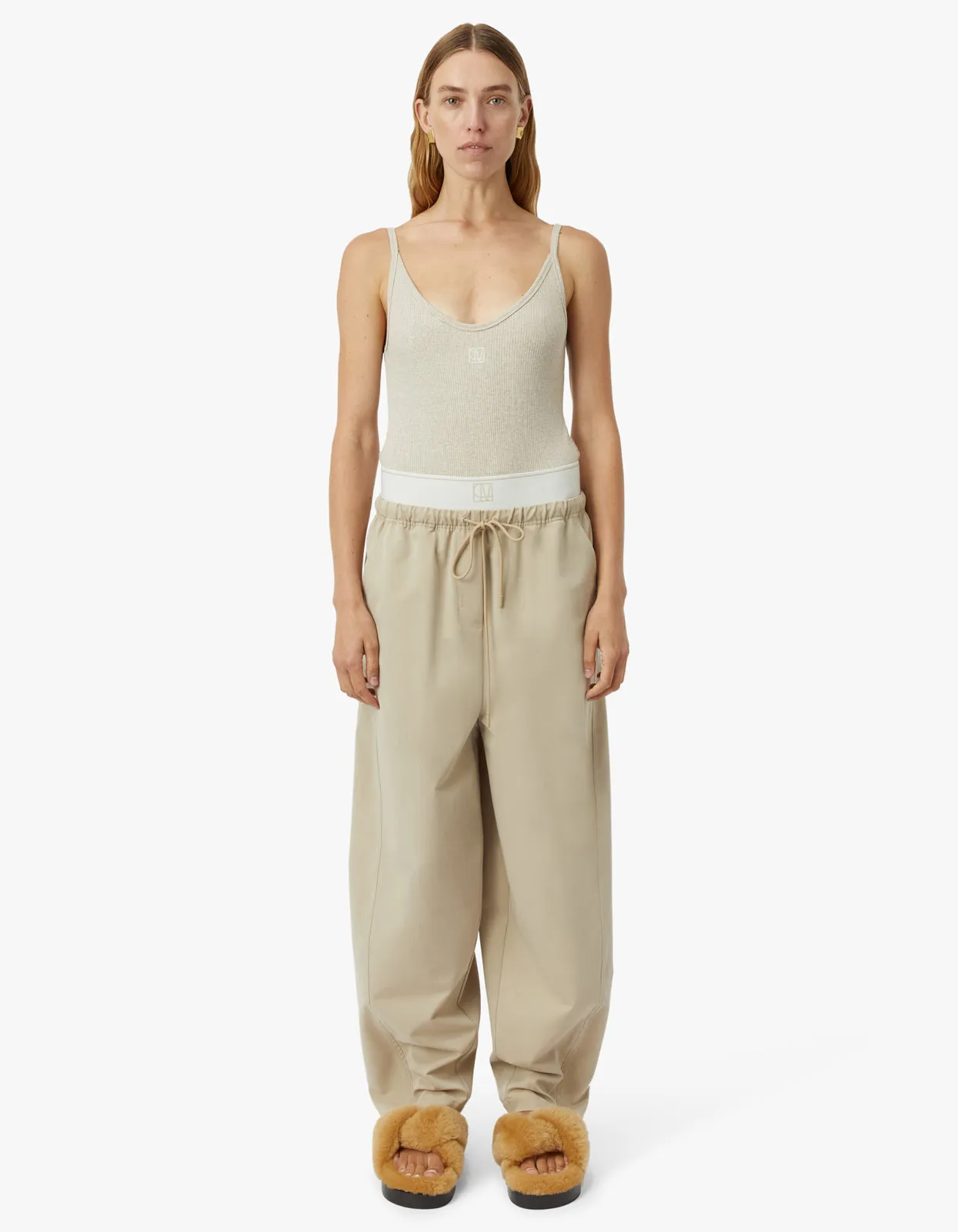 Camilla and Marc | Lucia Monogram Pant - Oyster sold by Sister & Co product image thumbnail 2