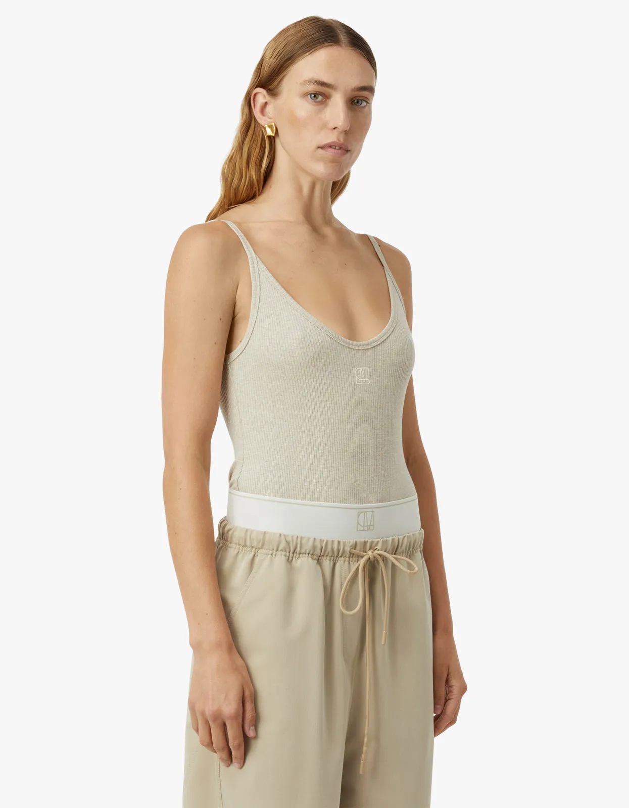Camilla and Marc | Lucia Monogram Pant - Oyster sold by Sister & Co product image thumbnail 3