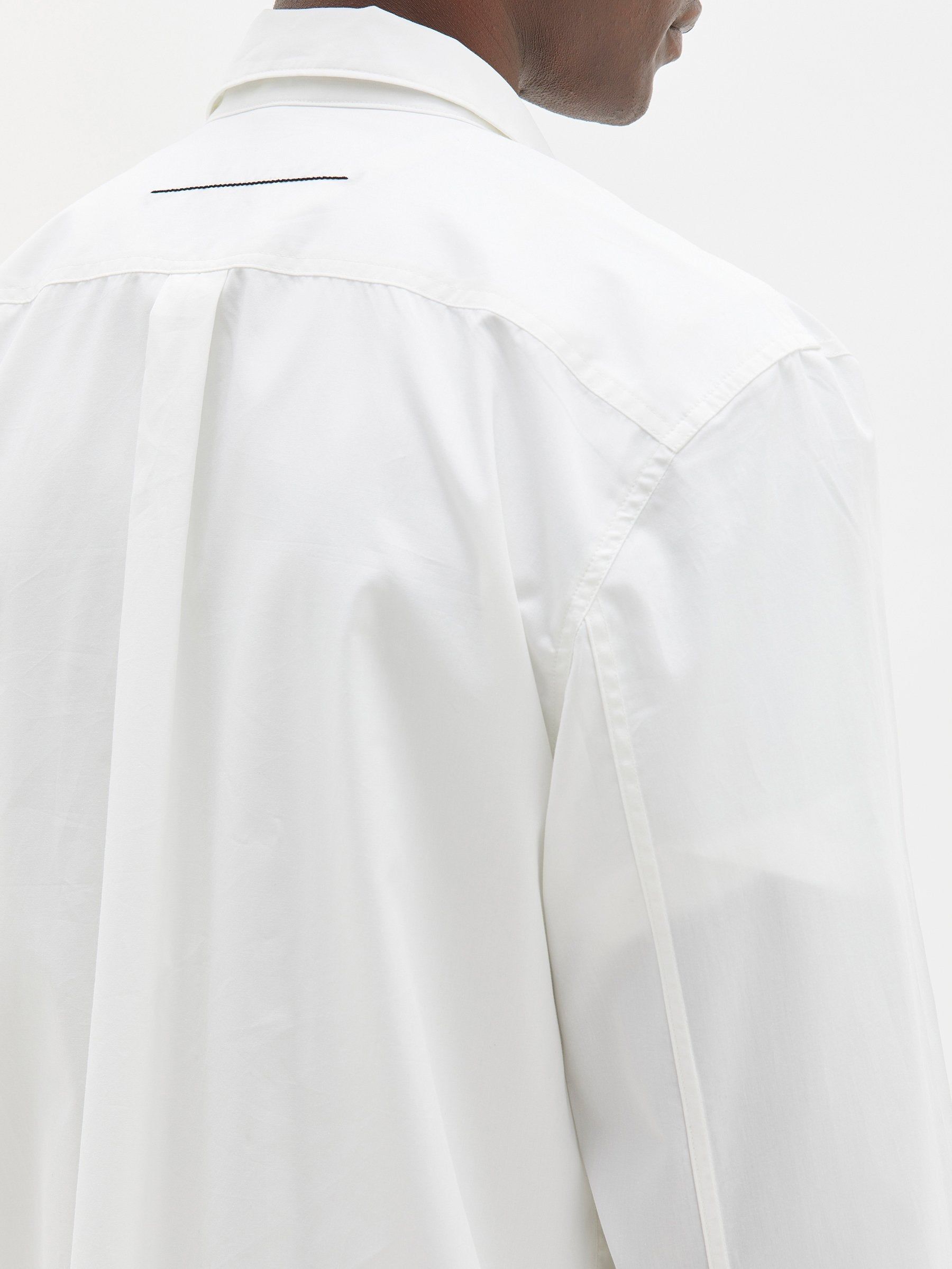 Bassike Mens | Classic Cotton Shirt - White sold by Sister & Co product image thumbnail 4