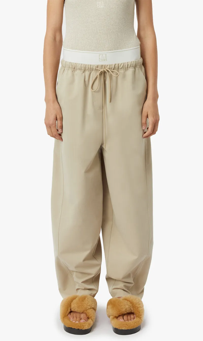 Camilla and Marc | Lucia Monogram Pant - Oyster sold by Sister & Co