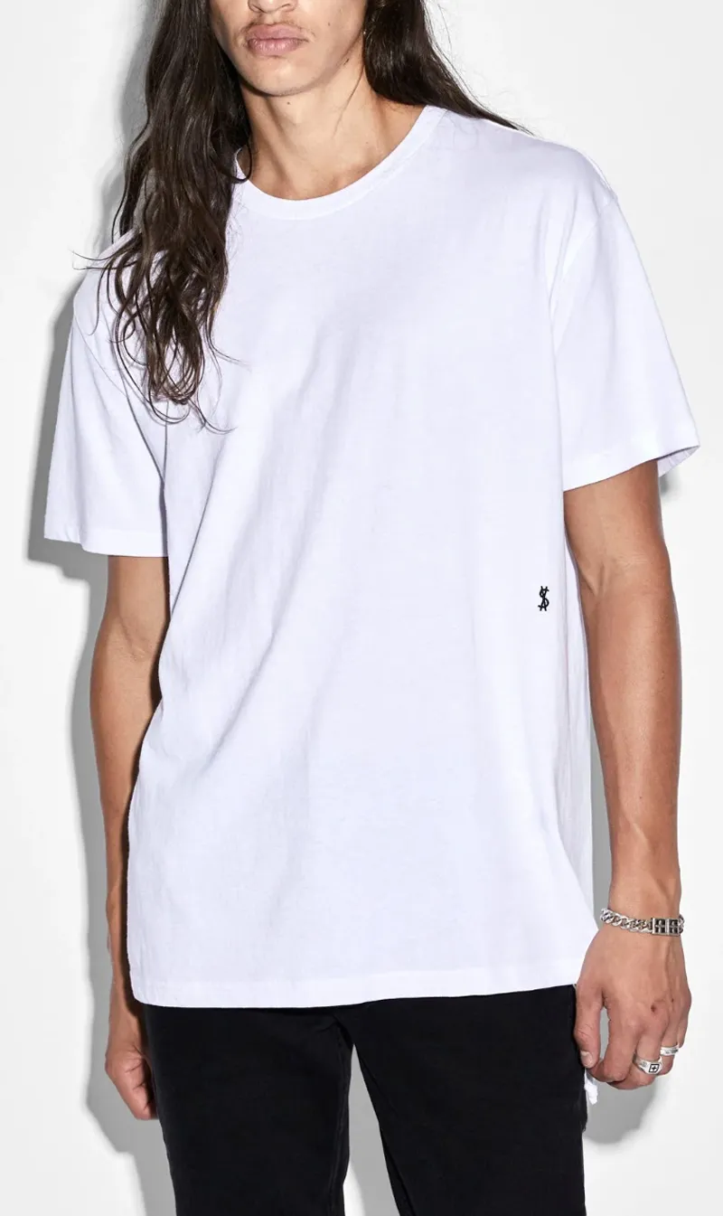 Ksubi | 4X4 Biggie SS Tee - Optic White sold by Sister & Co