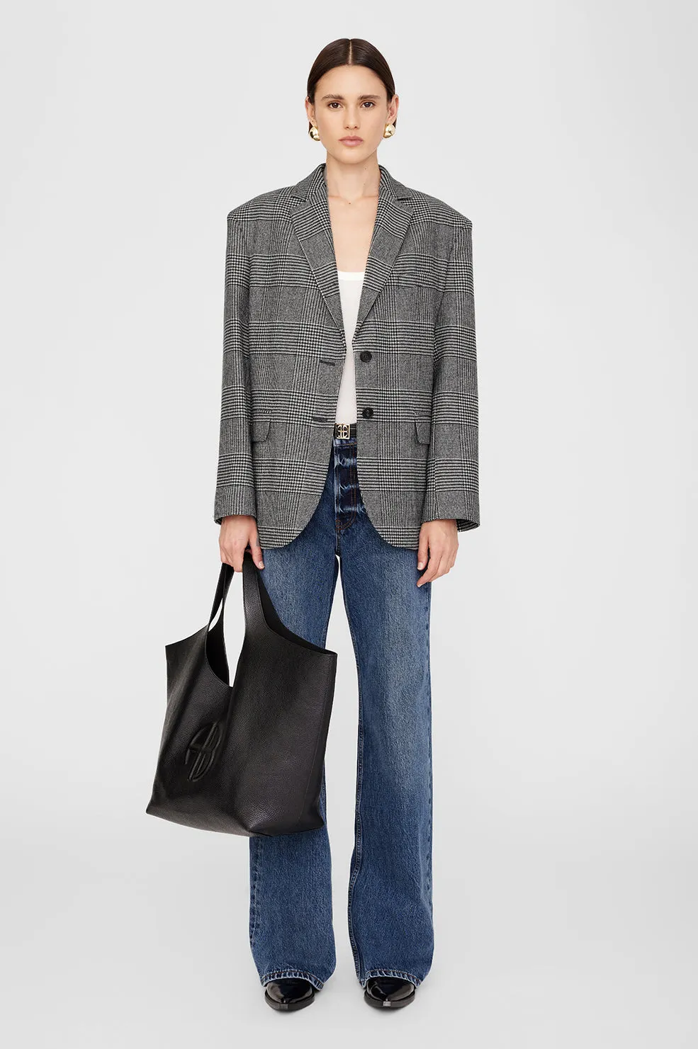 Anine Bing | Lili Tote - Black Pebbled sold by Sisters & Co product image thumbnail 2