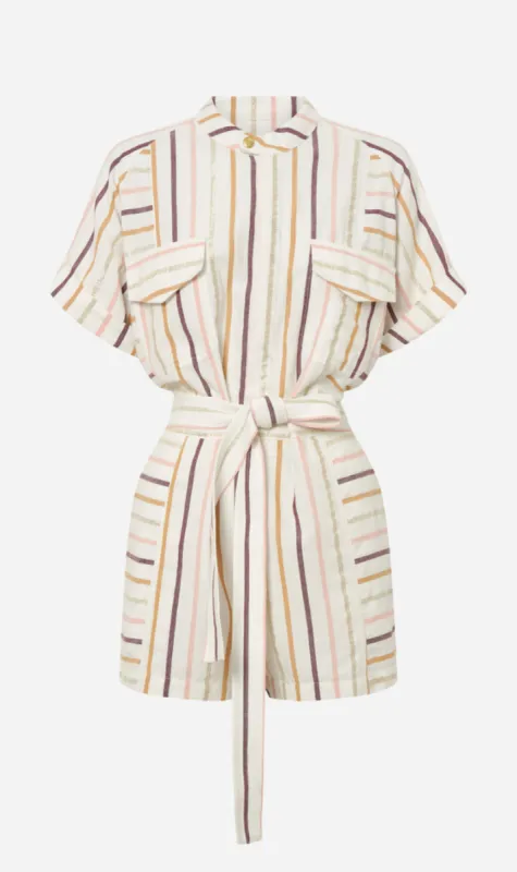 Ilio Nema | Orpheus Playsuit - Casablanca Stripe sold by Sister & Co