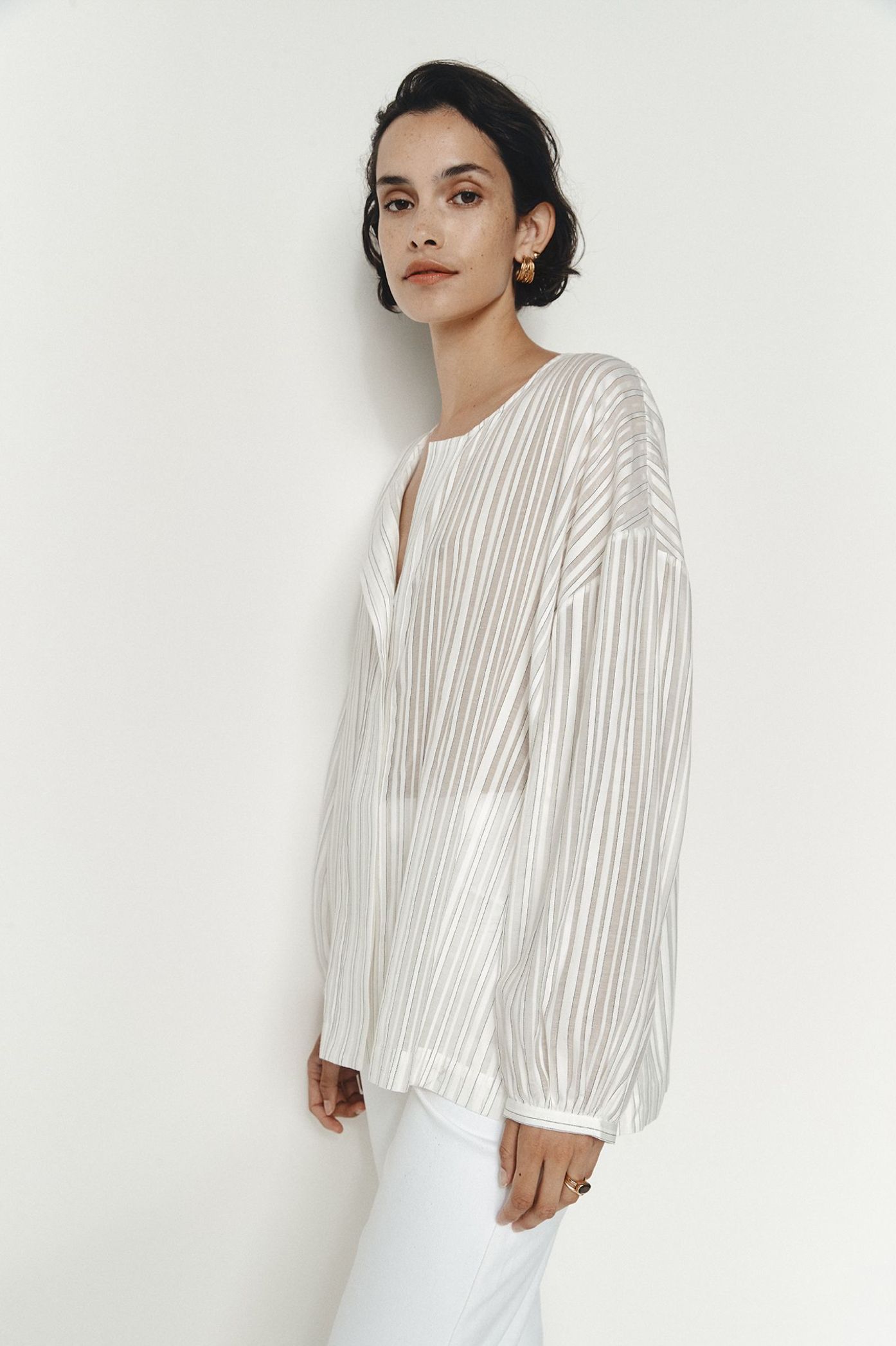 Marle | Margot Shirt - Opal Stripe sold by Sister & Co product image thumbnail 3