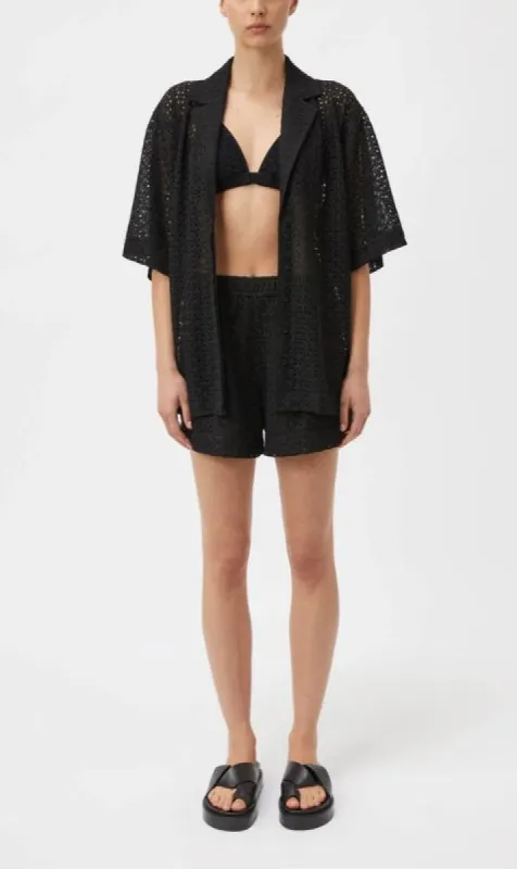 Camilla And Marc | Agna Lace Shorts - Black sold by Sister & Co