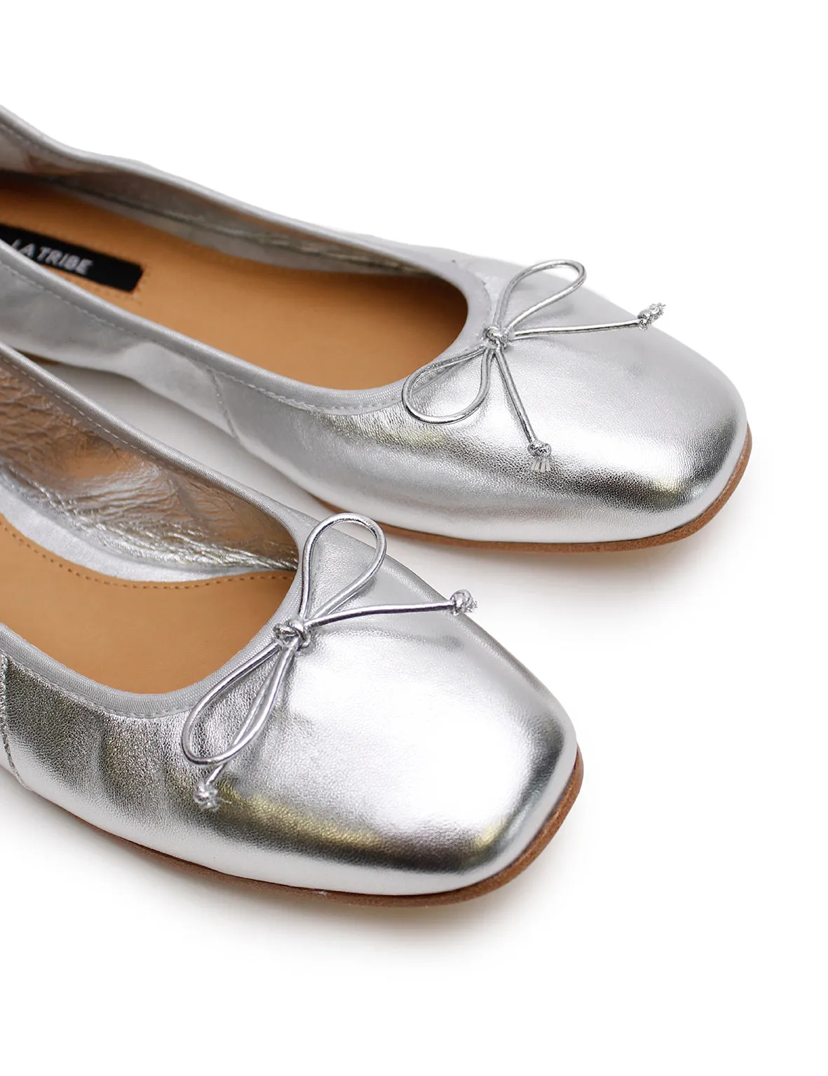 La Tribe | Ballet Flat - Silver sold by Sister & Co product image thumbnail 5