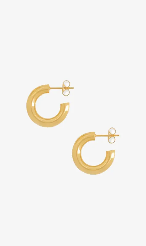 La Tribe | Classic Hoop Small - Gold sold by Sister & Co