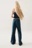 Silk Laundry | Bias Cut Pants - Teal sold by Sister & Co