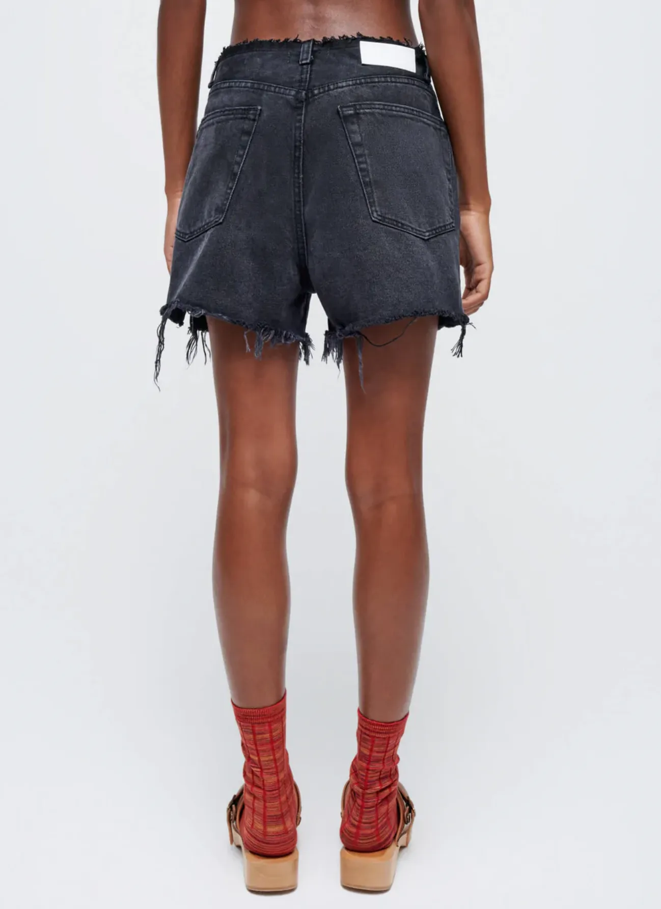 RE/DONE | Raw Waist Cutoff - Black sold by Sister & Co product image thumbnail 4