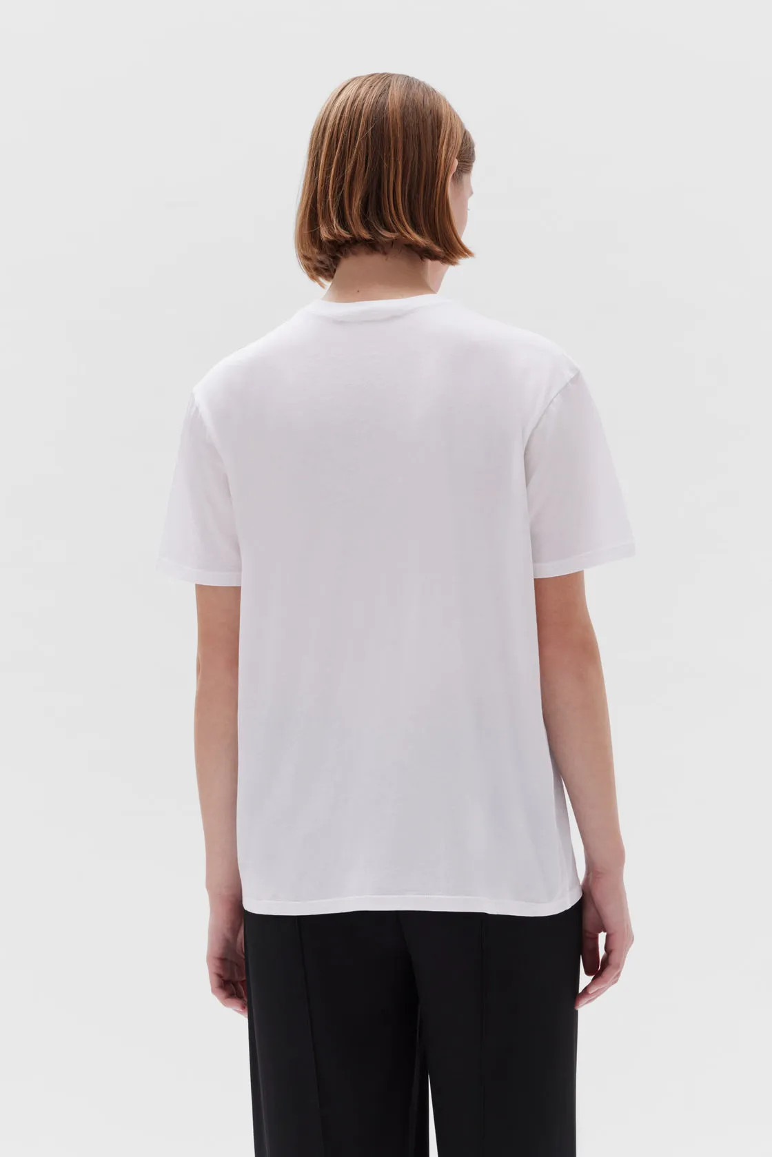 Assembly Label | Everyday Organic Logo Tee - White/Black sold by Sister & Co product image thumbnail 3