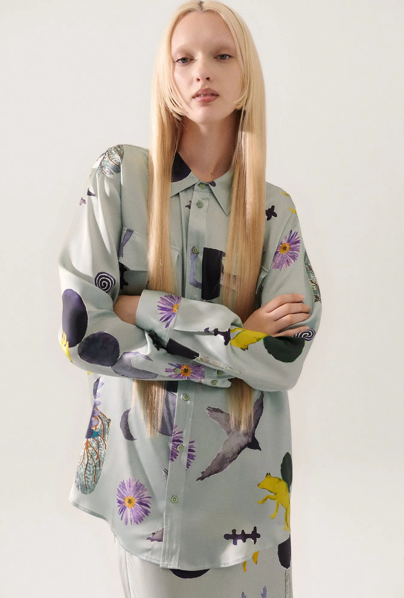 Silk Laundry | Boyfriend Shirt - Protection sold by Sister & Co product image thumbnail 3