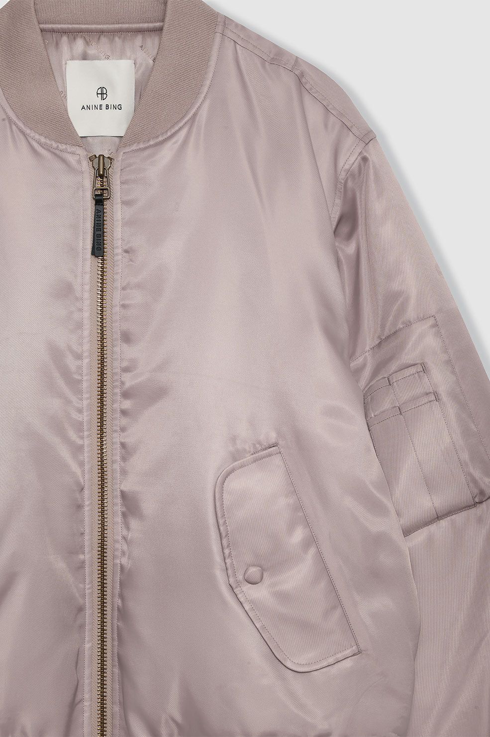 Anine Bing | Leon Bomber - Champagne sold by Sister & Co product image thumbnail 4