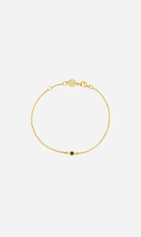 Zoe & Morgan | Stella Bracelet - Gold/Chrome Diopside sold by Sister & Co