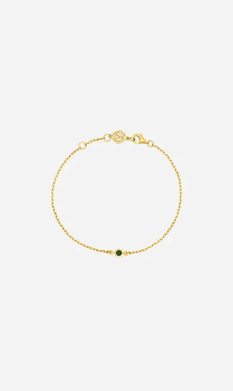 Zoe & Morgan | Stella Bracelet - Gold/Chrome Diopside sold by Sister & Co