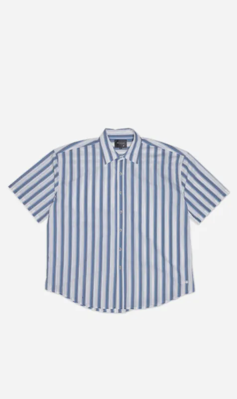 Beach Brains | Big Ss Shirt - Blue Stripe sold by Sister & Co