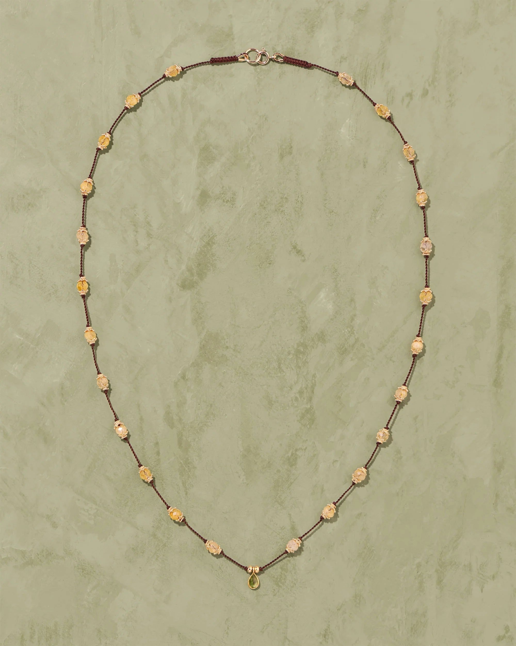 Tityaravy | Sriphala Talisman - Citrine/Garnet sold by Sister & Co product image thumbnail 3