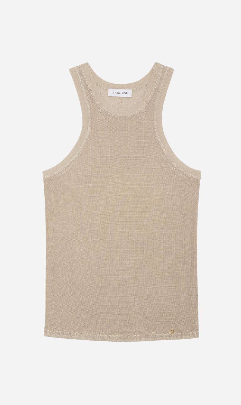 Anine Bing | Noel Top - Champagne sold by Sister & Co