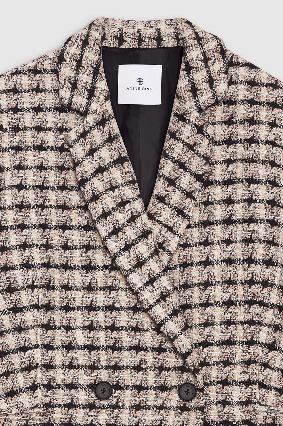 Anine Bing | Diana Blazer - Apricot Tweed sold by Sister & Co product image thumbnail 3