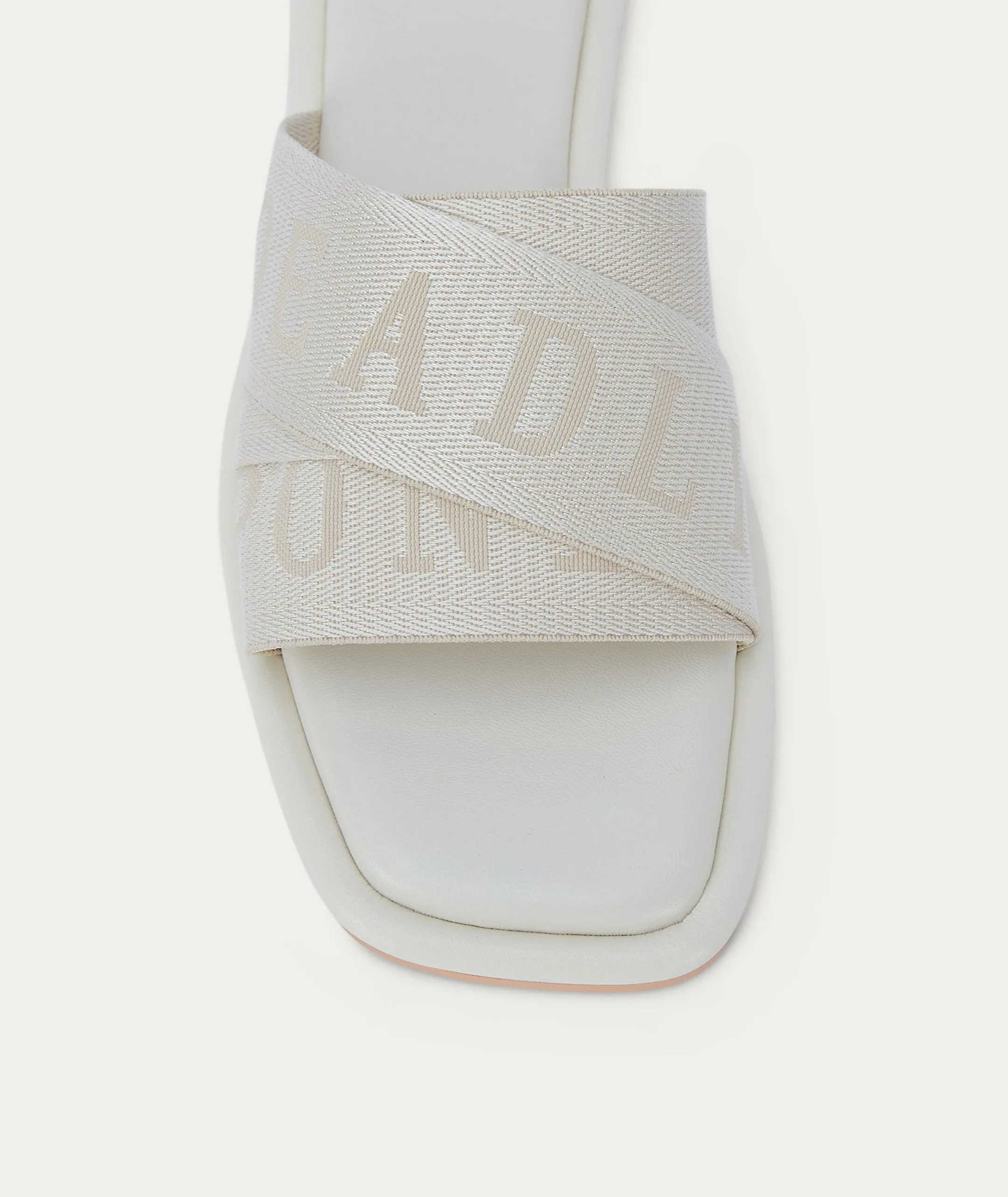 Sister Co Deadly Ponies Logomania Slide Moonstone Parallel