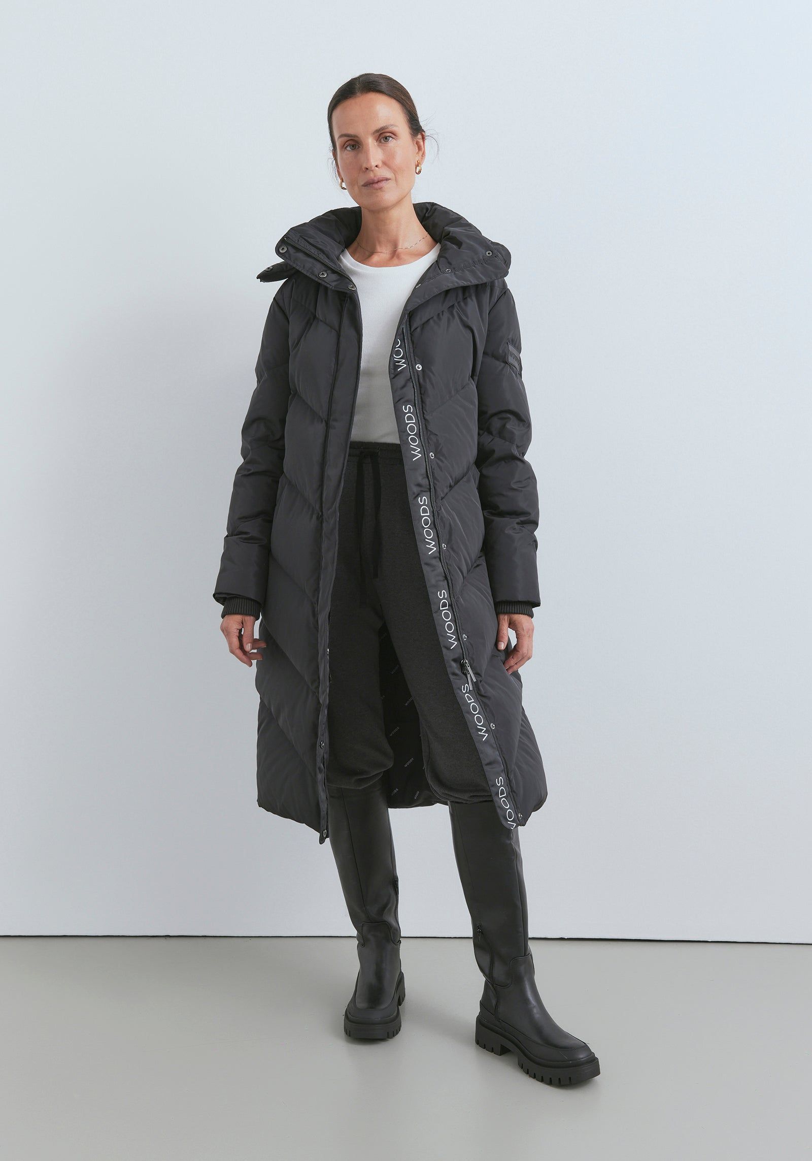 Viktoria & Woods | Woods Long Puffer - Black sold by Sister & Co product image thumbnail 3