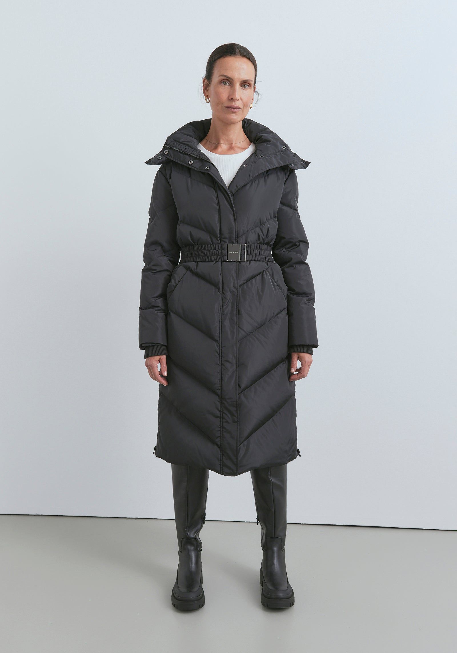 Viktoria & Woods | Woods Long Puffer - Black sold by Sister & Co product image thumbnail 2