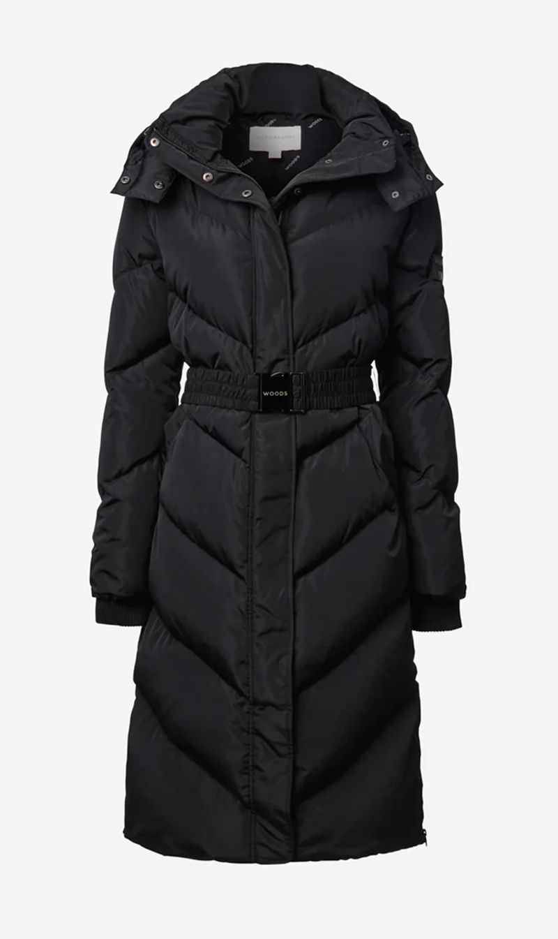 Viktoria & Woods | Woods Long Puffer - Black sold by Sister & Co