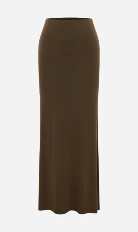 Posse | Mason Skirt - Dark Chocolate sold by Sister & Co