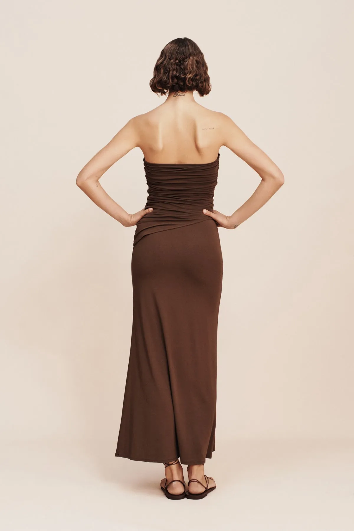 Posse | Mason Skirt - Dark Chocolate sold by Sister & Co product image thumbnail 4