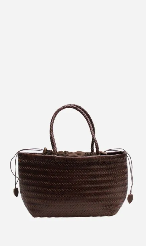 La Tribe | Amelia Woven Bag - Chocolate sold by Sister & Co