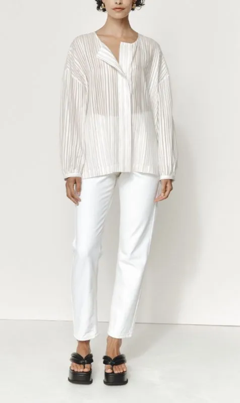 Marle | Margot Shirt - Opal Stripe sold by Sister & Co