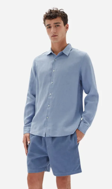 Assembly Label | Casual Linen Shirt - Glacial sold by Sister & Co