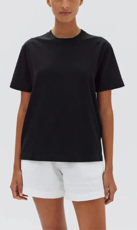 Assembly Label | Womens Organic Base Tee - Black sold by Sister & Co